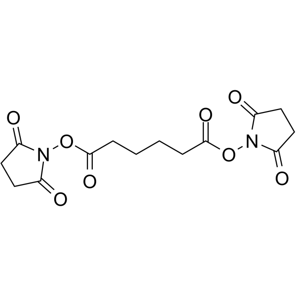 Di(N-succinimidyl)adipate Chemical Structure