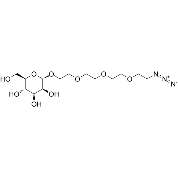 Azido-PEG4-alpha-D-mannose Chemical Structure