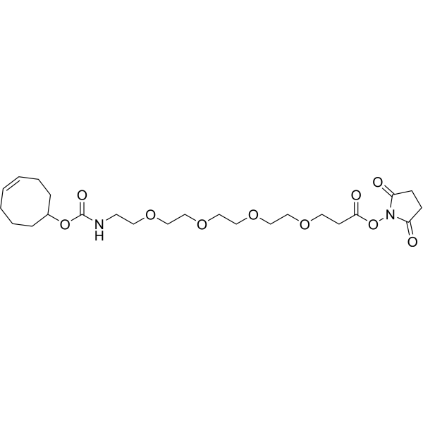 TCO-PEG4-NHS ester Chemical Structure