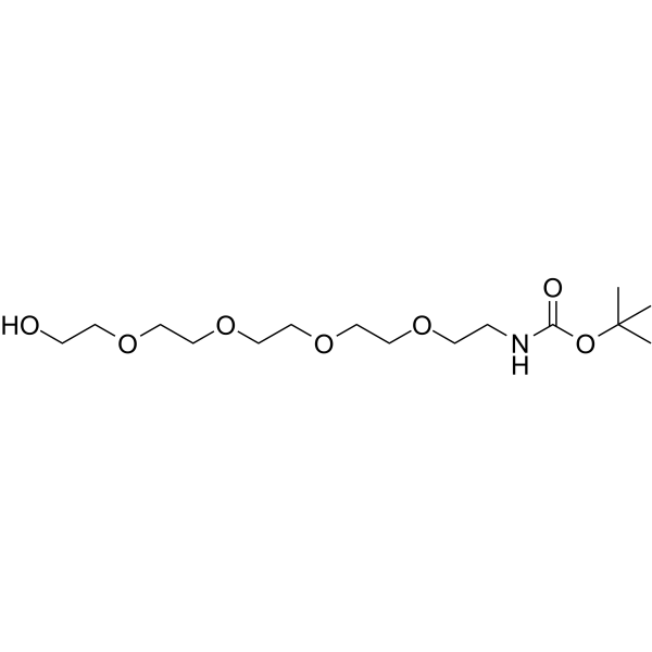 N-Boc-PEG5-alcohol Chemical Structure