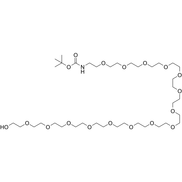 N-Boc-PEG16-alcohol Chemical Structure