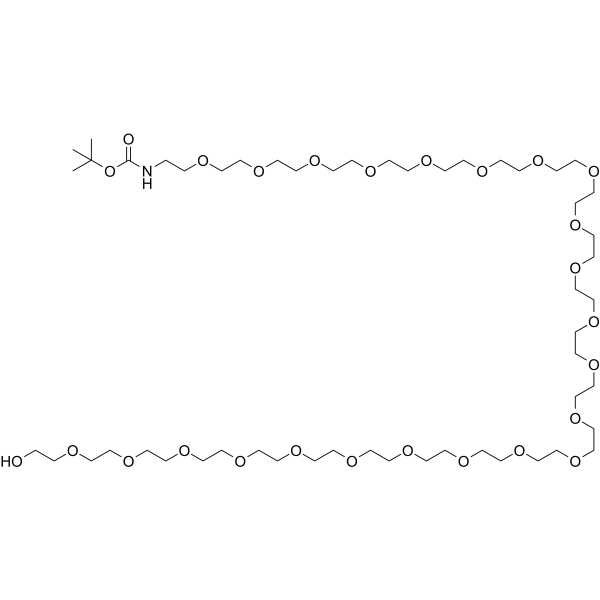 N-Boc-PEG24-alcohol Chemical Structure