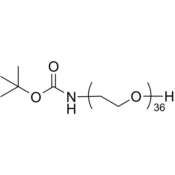N-Boc-PEG36-alcohol Chemical Structure