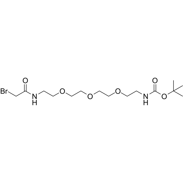 Bromoacetamido-PEG3-NH-Boc