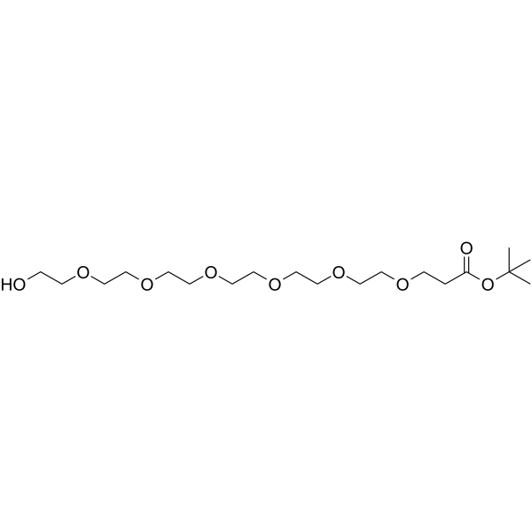 Hydroxy-PEG6-Boc Chemical Structure