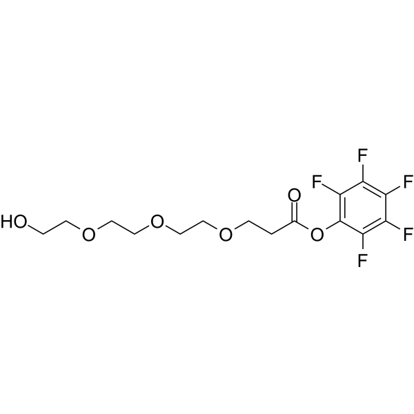 Hydroxy-PEG3-PFP ester Chemical Structure