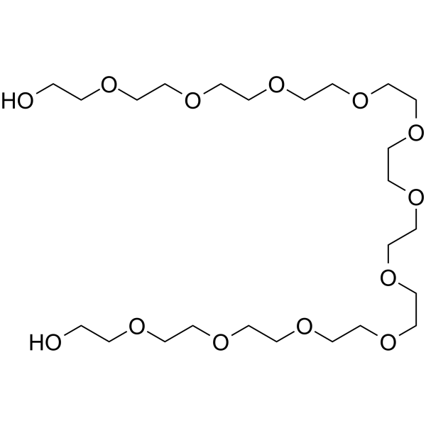 Dodecaethylene glycol Chemical Structure