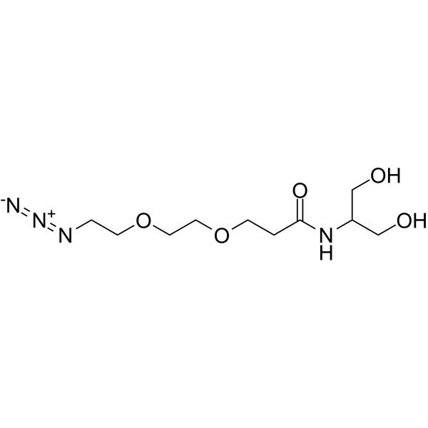 2-(Azido-PEG2-amido)-1,3-propandiol Chemical Structure