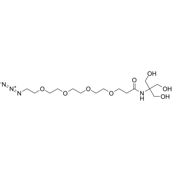 Azido-PEG4-Amido-Tris Chemical Structure