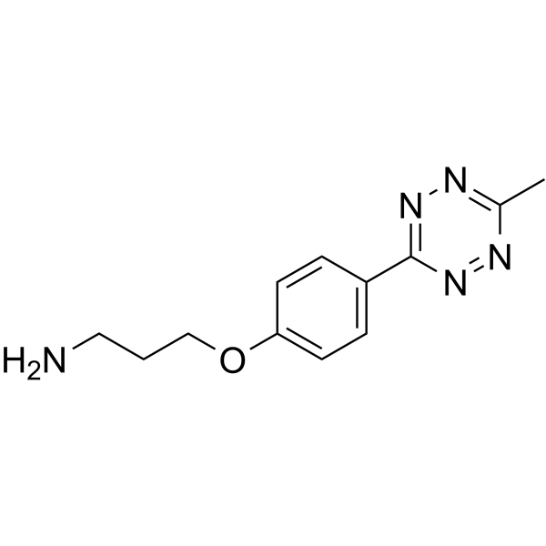 Methyltetrazine-propylamine Chemical Structure