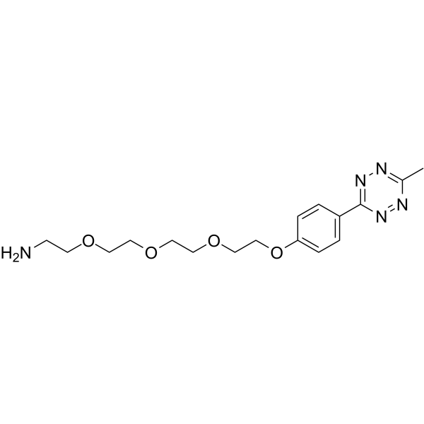 Methyltetrazine-PEG4-amine Chemical Structure