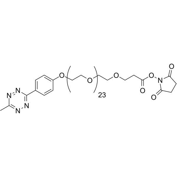 Methyltetrazine-<em>PEG</em>24-NHS ester