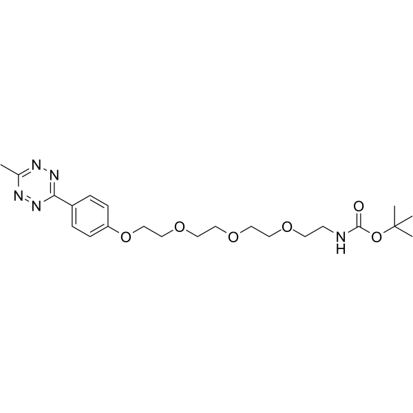<em>Methyltetrazine</em>-PEG4-NH-Boc