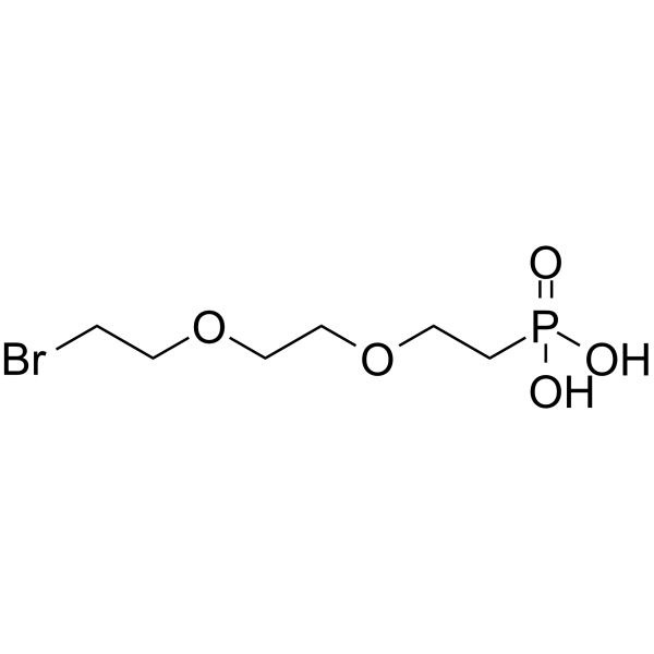 Bromo-PEG2-phosphonic acid Chemical Structure