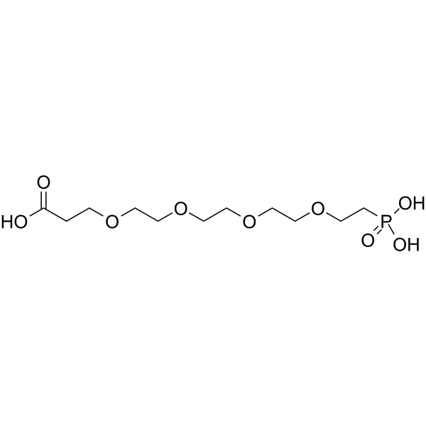 Carboxy-PEG4-phosphonic acid Chemical Structure