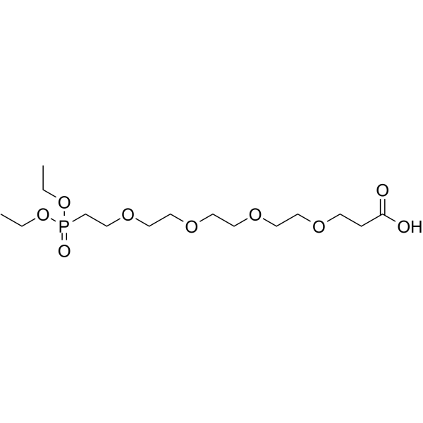Carboxy-PEG<em>4</em>-phosphonic acid <em>ethyl</em> ester