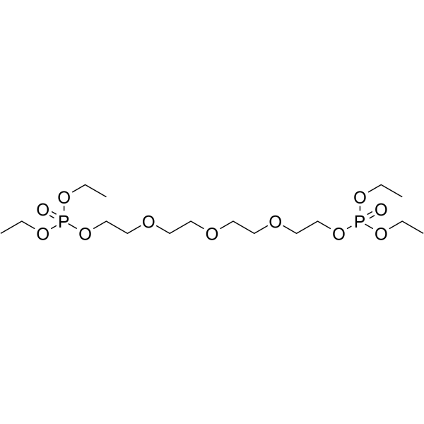 PEG4-bis(phosphonic acid diethyl ester) Chemical Structure