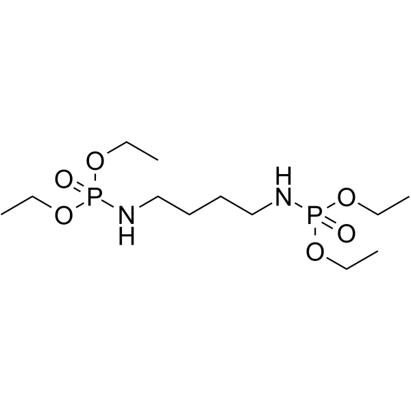 Tetraethyl butane-​1,​4-​diylbis(phosphoramid​ate) Chemical Structure