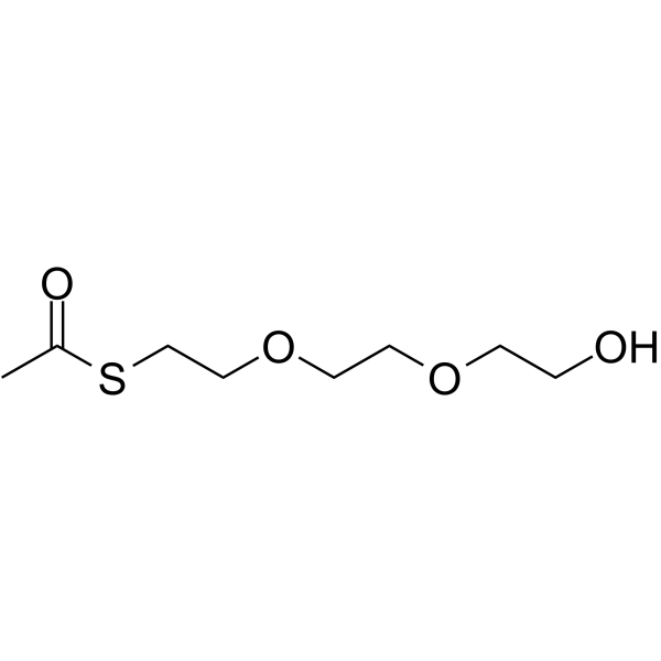 S-acetyl-PEG3-alcohol Chemical Structure