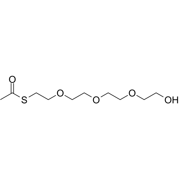 S-acetyl-PEG4-alcohol Chemical Structure