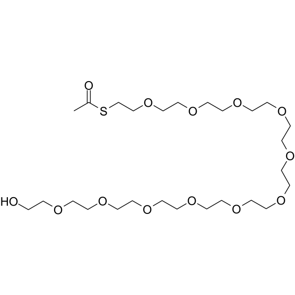 S-acetyl-PEG12-alcohol Chemical Structure
