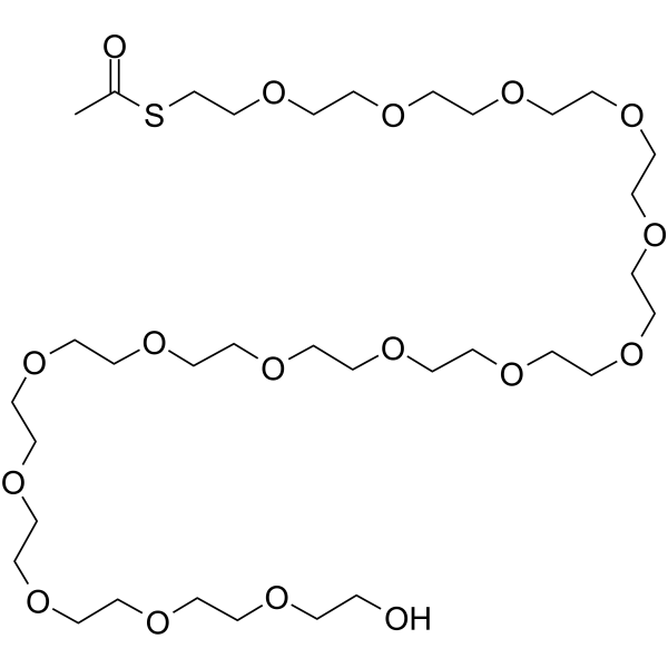 S-acetyl-PEG16-alcohol Chemical Structure