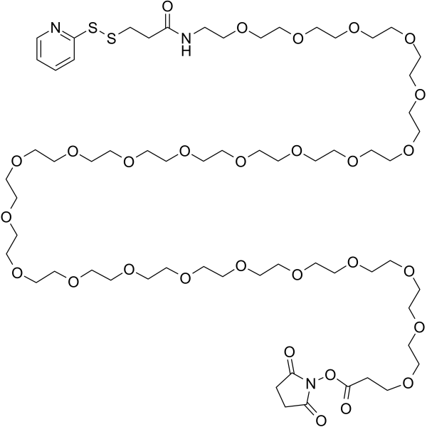 SPDP-PEG24-NHS ester Chemical Structure