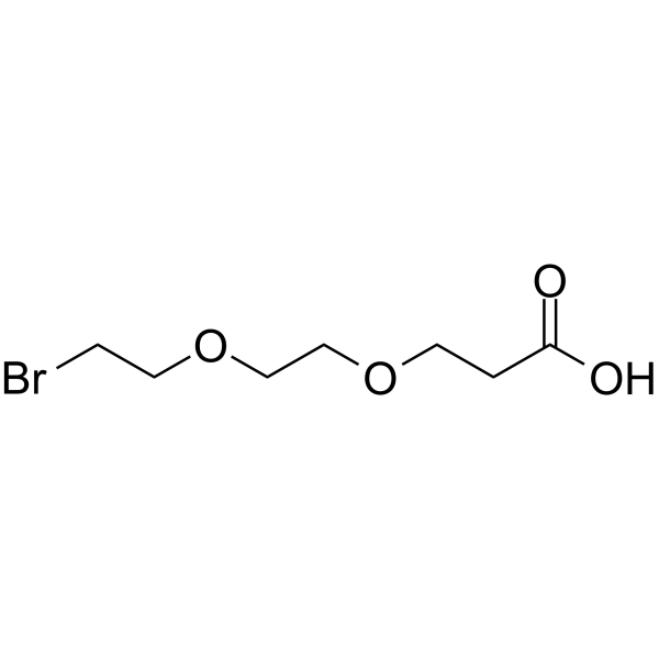 Bromo-PEG2-C2-acid Chemical Structure