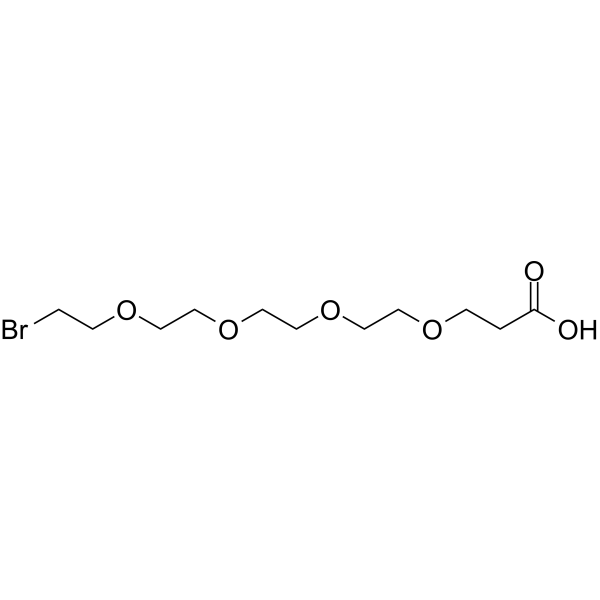 Bromo-PEG4-acid Chemical Structure