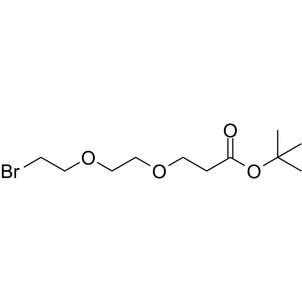 Bromo-PEG2-C2-Boc Chemical Structure