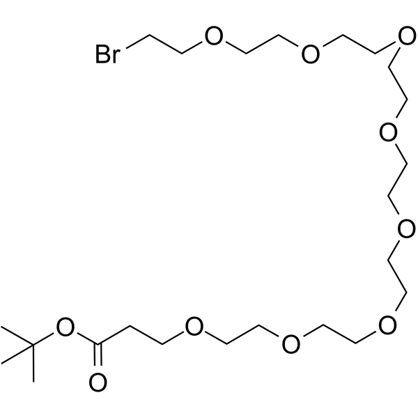 Bromo-PEG8-Boc Chemical Structure