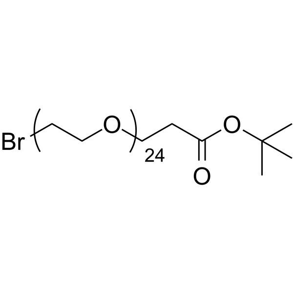 Bromo-PEG24-Boc Chemical Structure