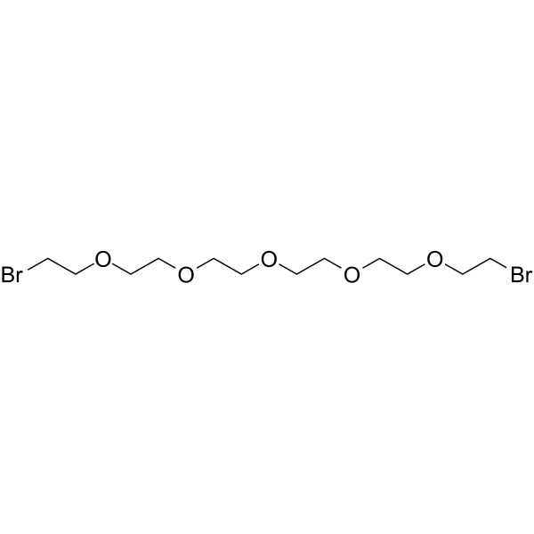 Bromo-PEG5-bromide Chemical Structure
