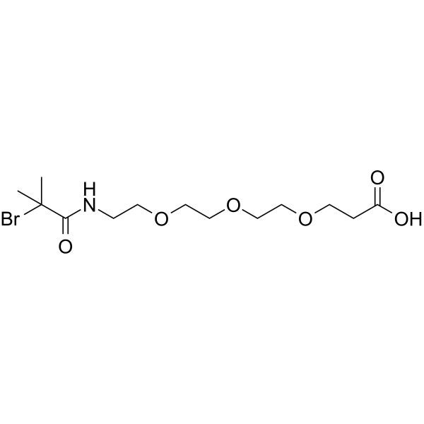 <em>2</em>-<em>Bromo</em>-2,2-<em>dimethyl</em>-<em>acetamido</em>-PEG3-acid
