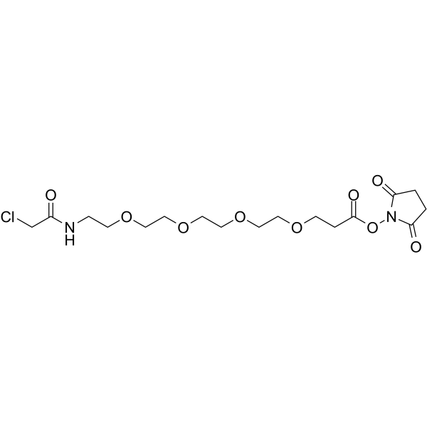 Chloroacetamido-<em>PEG4</em>-NHS ester