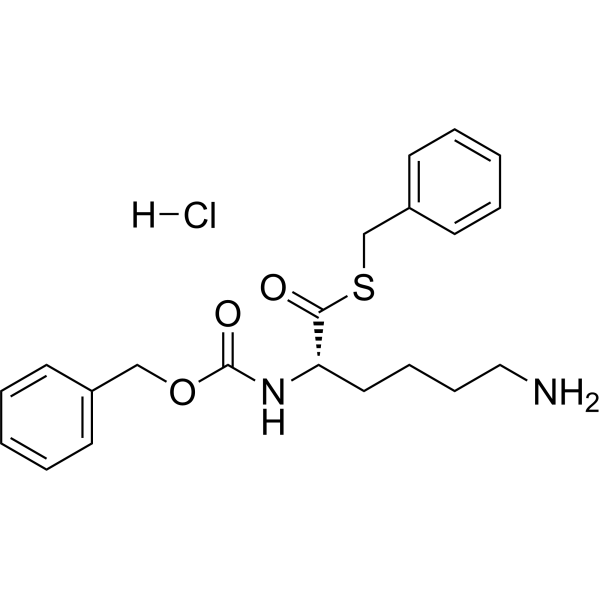 Z-LYS-SBZL monohydrochloride Chemical Structure