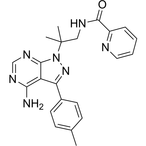 Desmethyl-WEHI-345 analog Chemical Structure