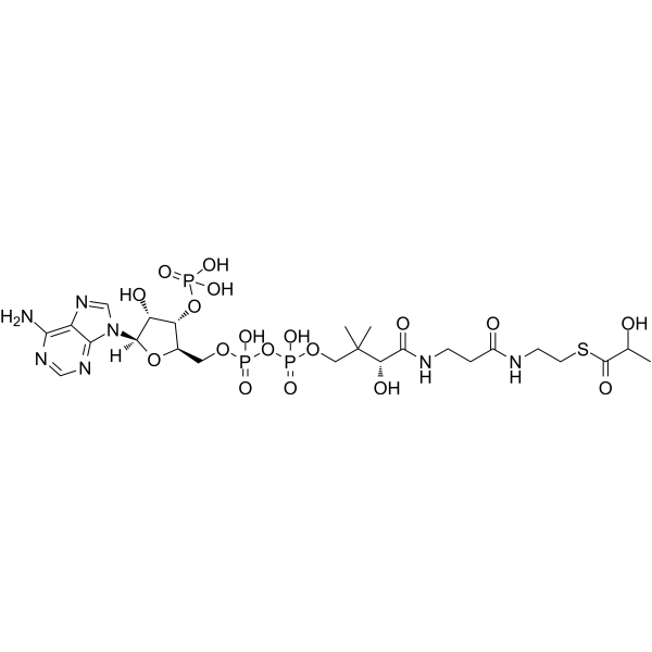 Lactyl-CoA Chemical Structure