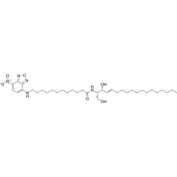 C12-NBD-ceramide Chemical Structure
