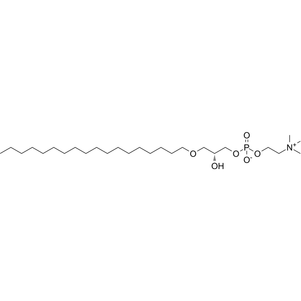 Lyso-PAF C-18 Chemical Structure