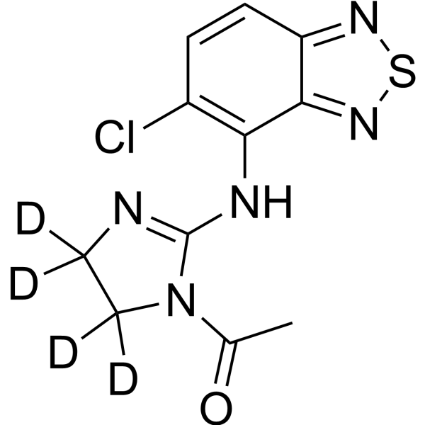 N-Acetyl Tizanidine-d4 Chemical Structure