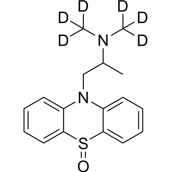 Promethazine sulfoxide-d<sub>6</sub> Chemical Structure