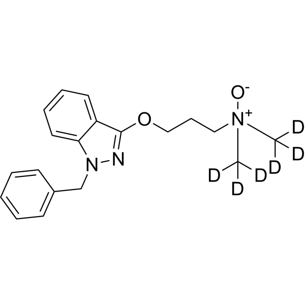 Benzydamine N-oxide-d<sub>6</sub> Chemical Structure