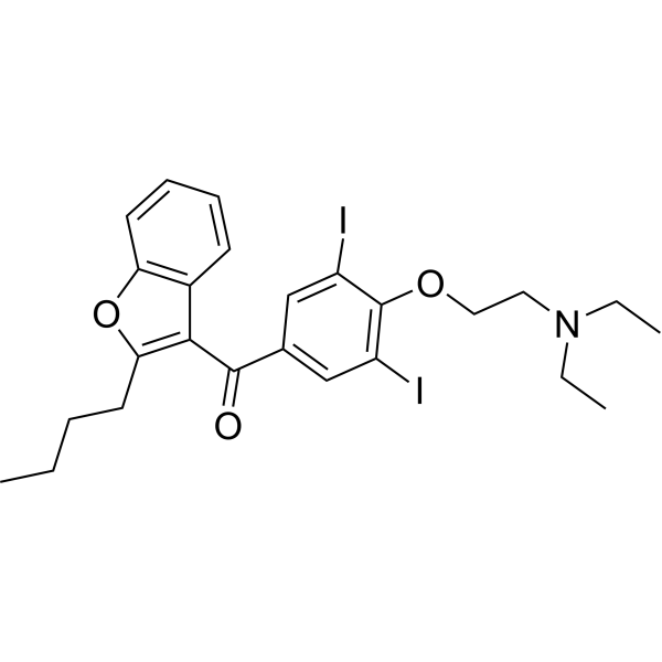 Amiodarone Chemical Structure