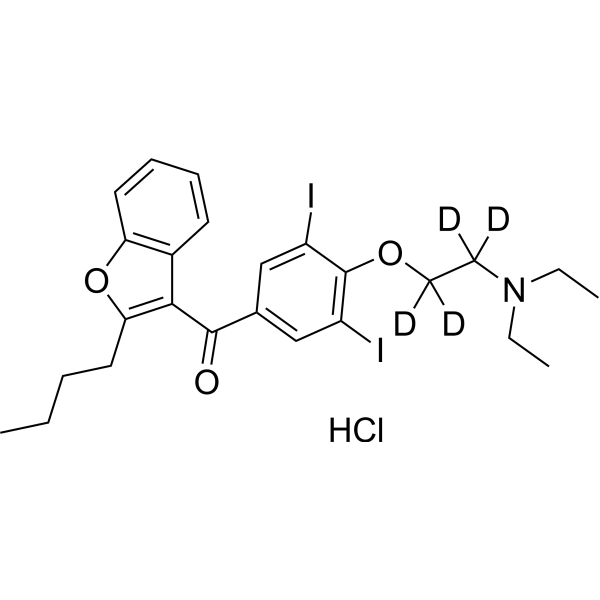 <em>Amiodarone</em>-d4 hydrochloride