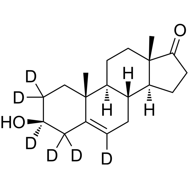 Dehydroepiandrosterone-d6 Chemical Structure
