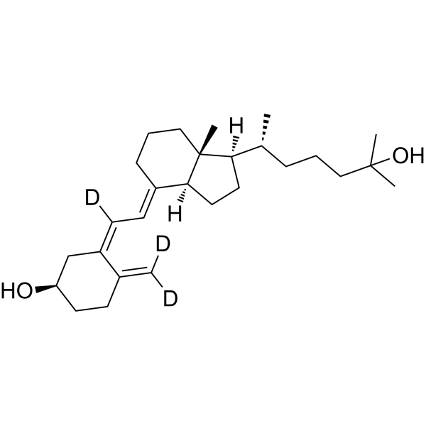 3-Epi-25-Hydroxyvitamin D3-d<sub>3</sub> Chemical Structure
