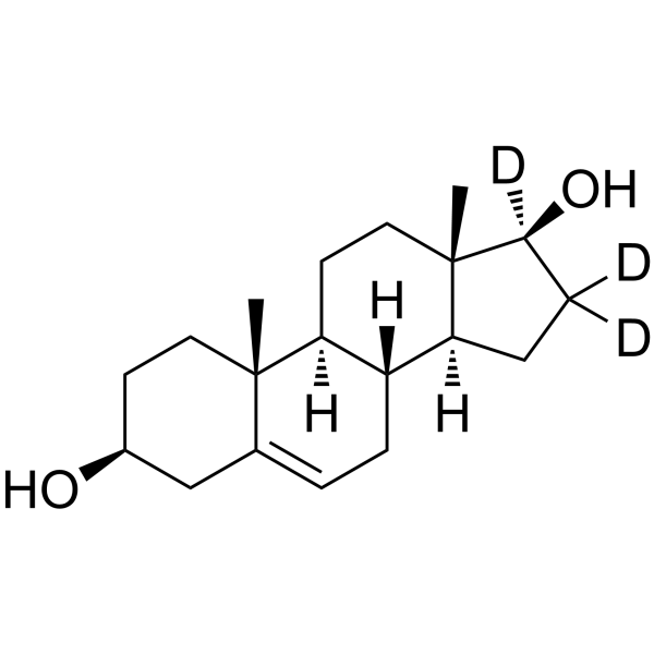 Androstenediol-d3 Chemical Structure