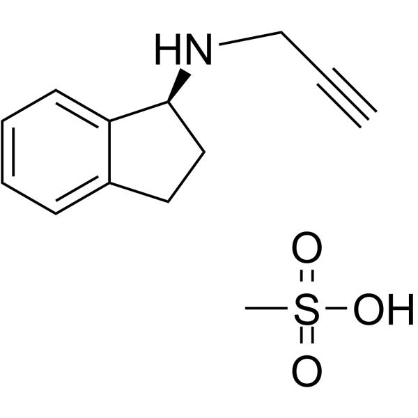 (S)-Rasagiline mesylate Chemical Structure
