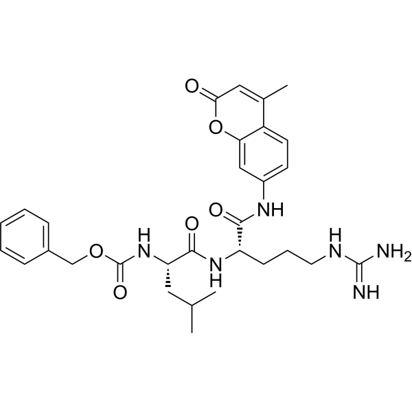 Z-Leu-Arg-AMC Chemical Structure